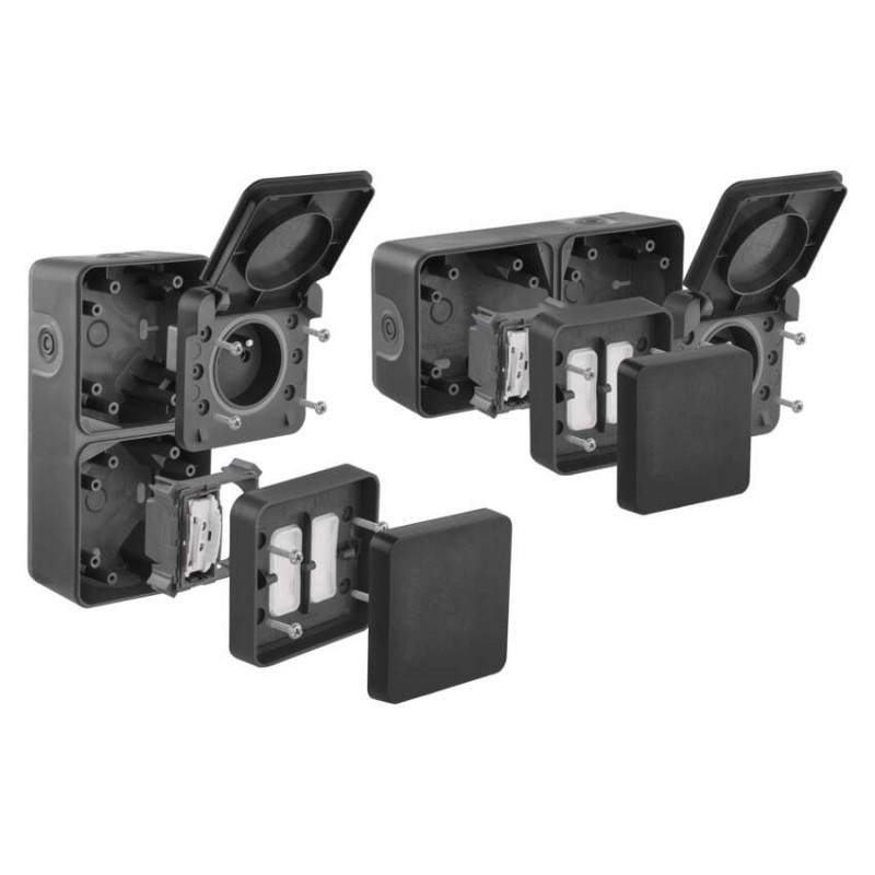 EMOS Cyklone komb. zás+prep. Č.6 nástenný IP55 10