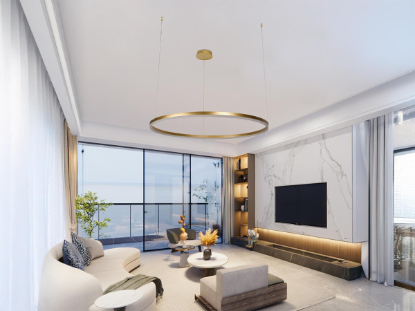 LED závesné svietidlo s diaľkovým ovládačom 55W - J4379/G 8