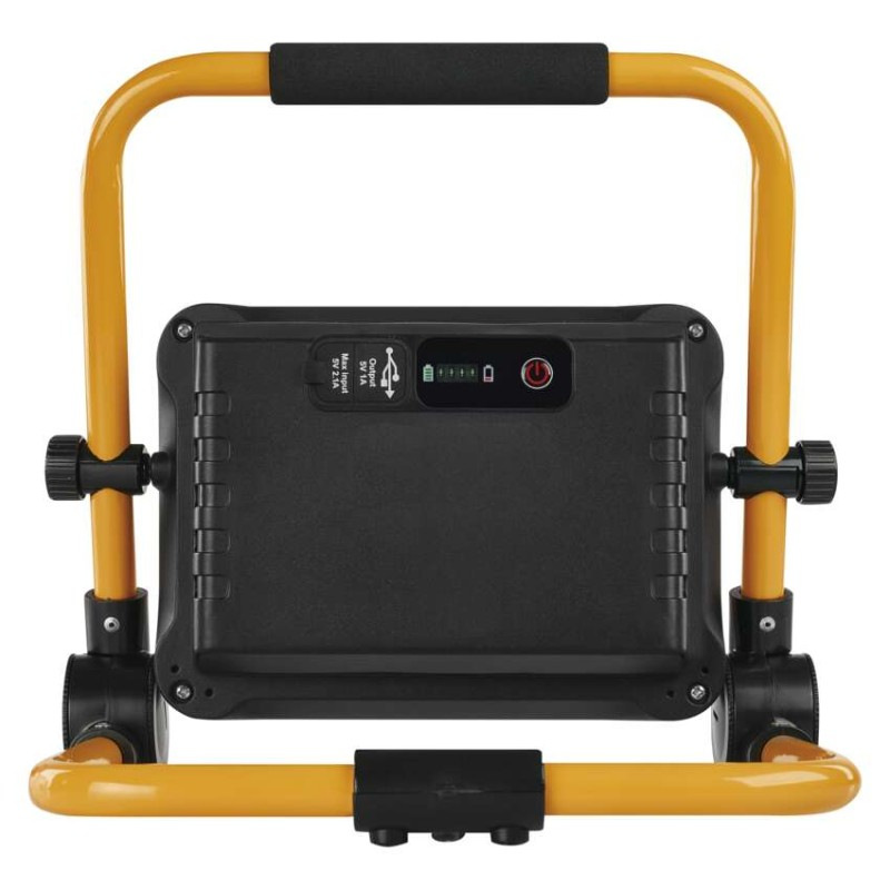 LED reflektor ACCO nabíjací prenosný, 30 W studená biela 2