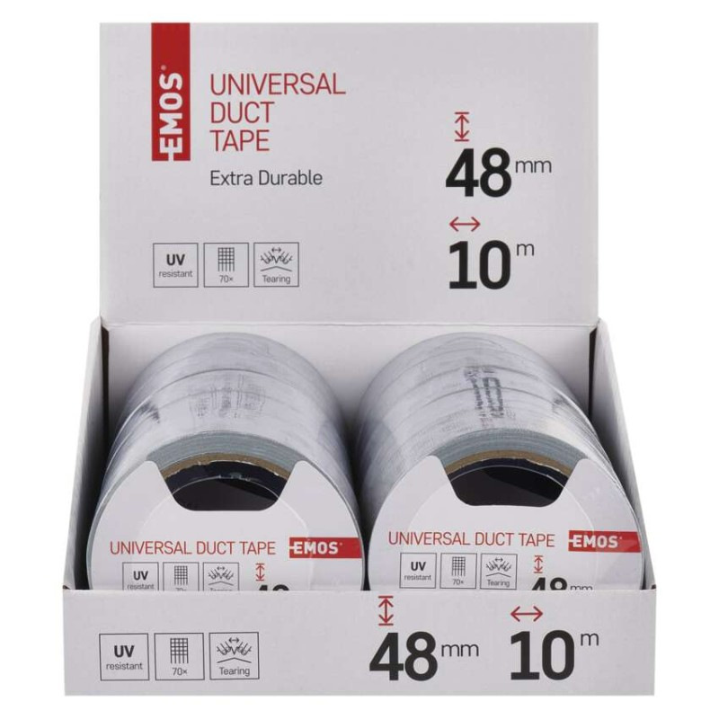 Univerzálna páska 48mm / 10m DUCT TAPE, 10ks, display box 4