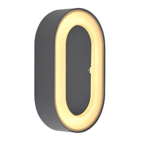 Vonkajšie svietidlo, hliník antracit, plast opál, IP54, ŠxV:120x200, H:45, vrátane 1xLED 12W 230V, z