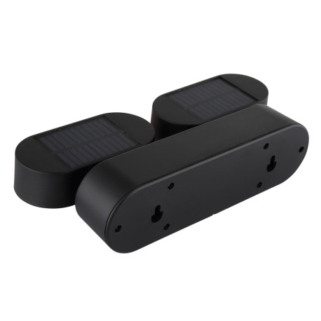 Solárne sv., plast čierny/biely, vypínač, bat. CR18650 1200mAh 3,7V, IP44, možnosť zapichnúť alebo z 5