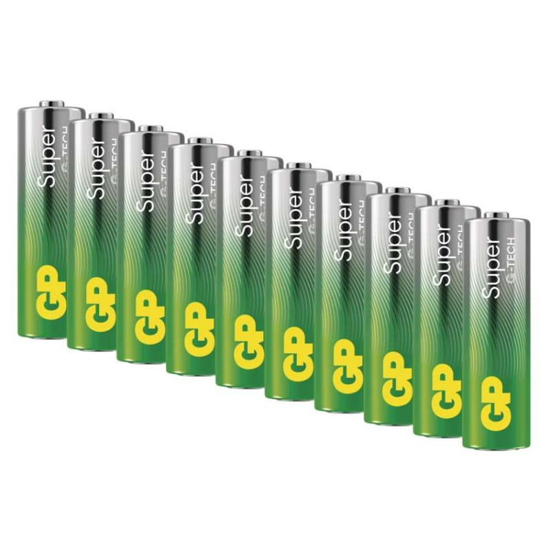 Alkalická batéria GP Super LR6 (AA) 10 ks 2