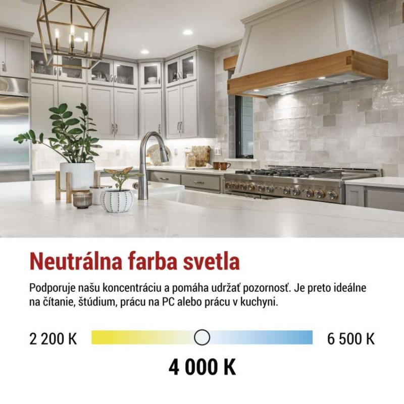 LED žiarovka Classic MR16 A CLASS/ GU10 / 3 W (40 W) / 535 lm / Neutrálna biela 3