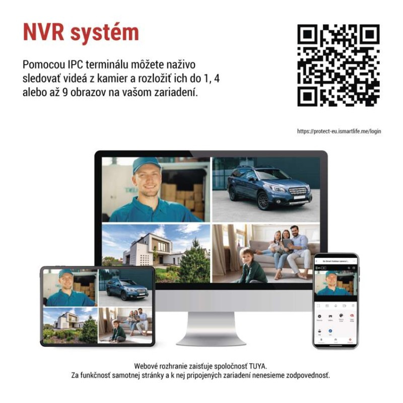 GoSmart Vonkajšia batériová kamera IP-1100G WALL s WiFi a solárnym panelom 5