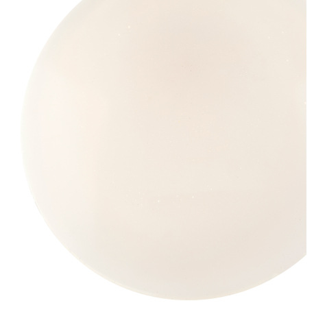 Stropné svietidlo,kov/akryl biely,trblietavý efekt,prepínanie nástenným vypínačom,pamäť,nočné svetlo 14