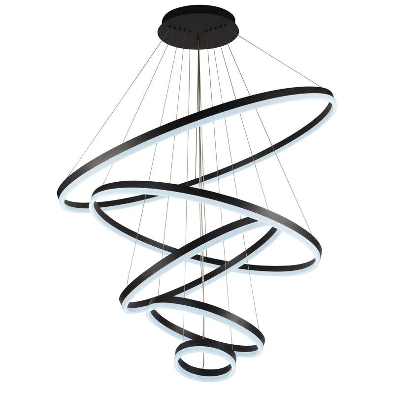 LED závesné svietidlo na lanku + diaľkový ovládač 210W - J4330/B 5