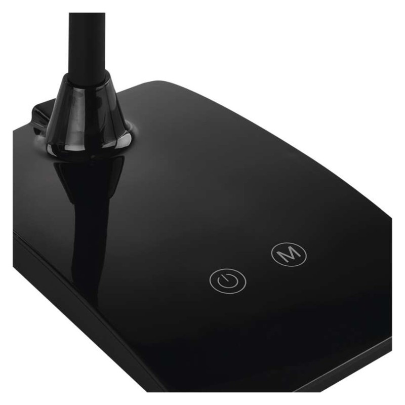 LED stolná lampa Eddy, čierna 8