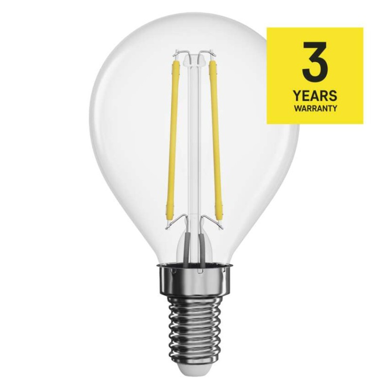 LED žiarovka Filament Mini Globe / E14 / 1,8 W (25 W) / 250 lm / neutrálna biela 1