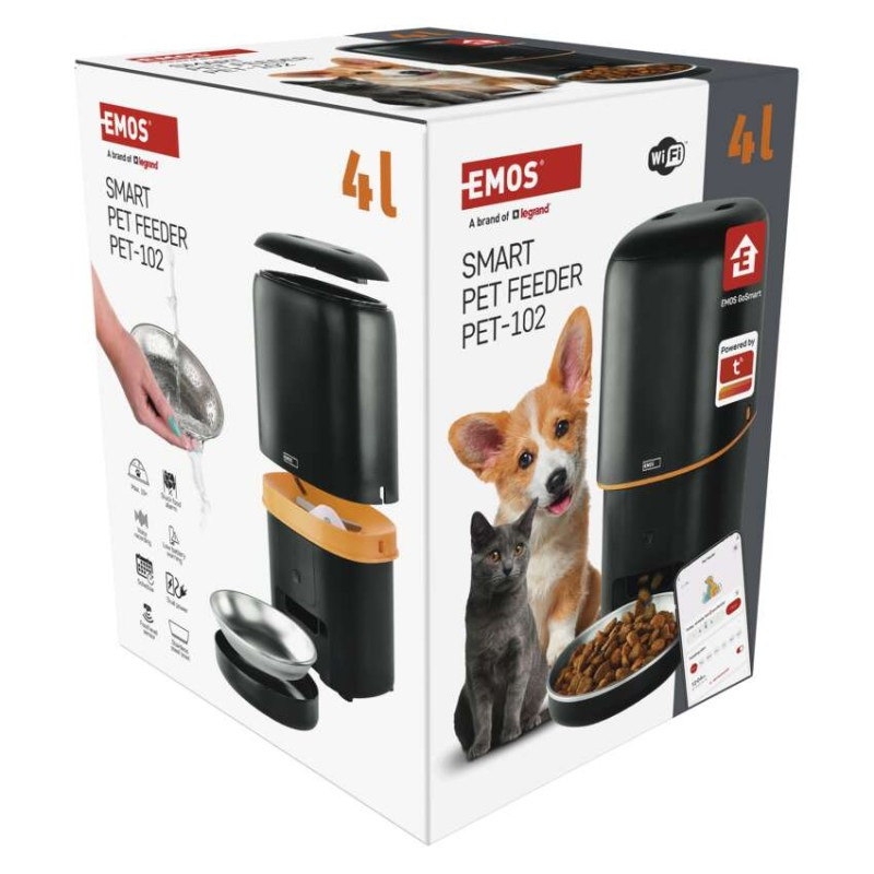 GoSmart dávkovač krmiva Pet Care, 4 l, čierny, Wi-Fi 14