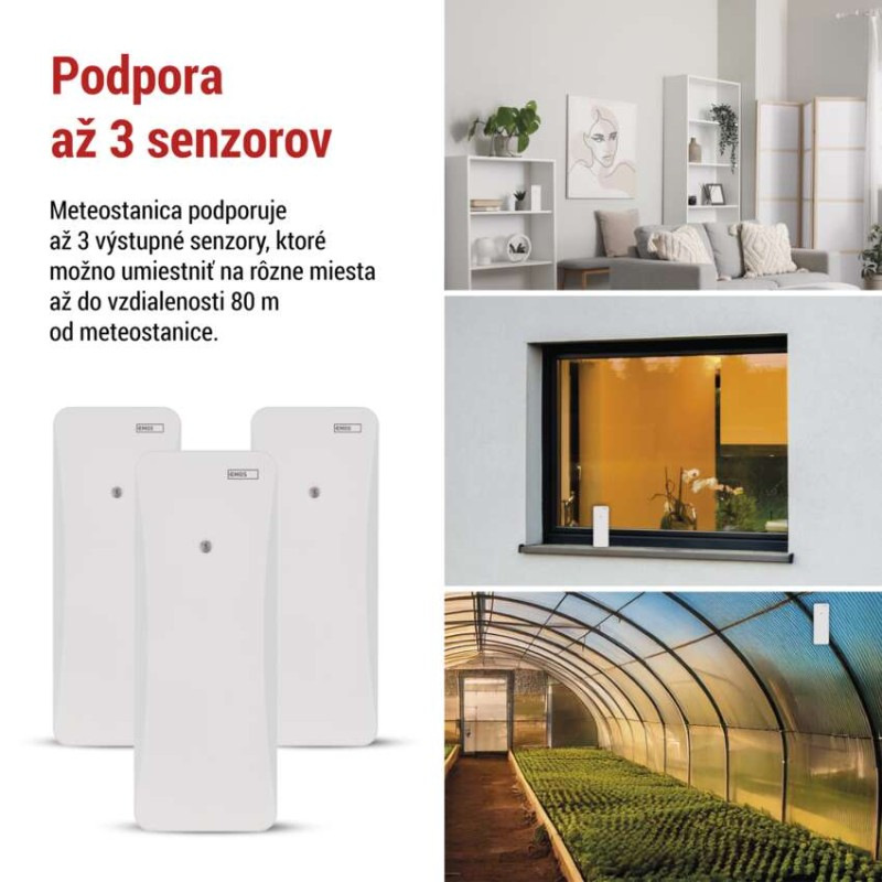 Domáca bezdrôtová meteostanica E0531 4