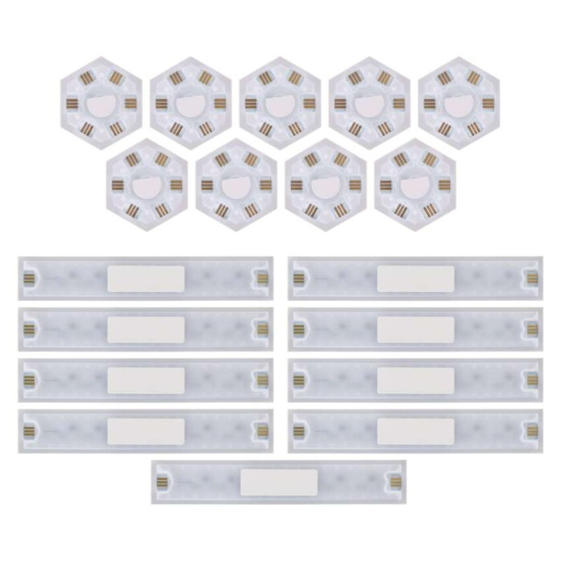 GoSmart LED svietidlo Lines white, 9 dielov, 34 W, RGBIC stmievateľné, WiFi 8