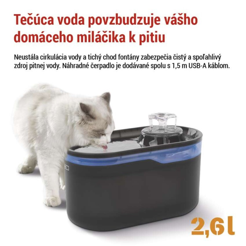 Náhradné vodné čerpadlo pre vodné fontány, biele 9