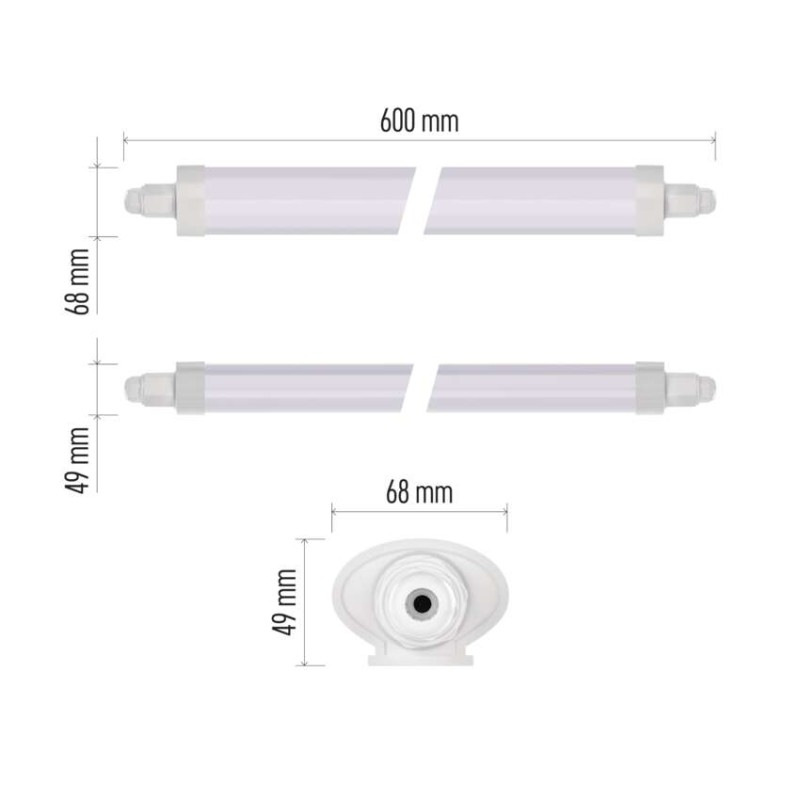 LED prachotesné svietidlo DUSTY 18W neutrálna biela, IP65 14