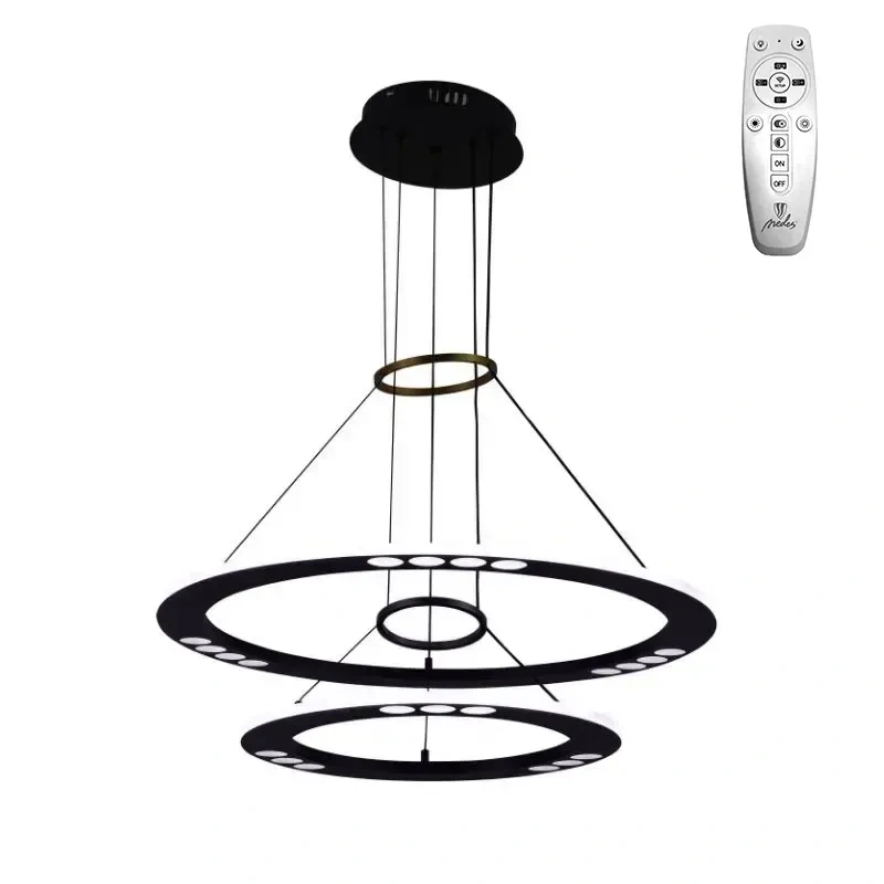 LED závesná lampa na lanku + diaľkový ovládač 65W - J7301/B 1