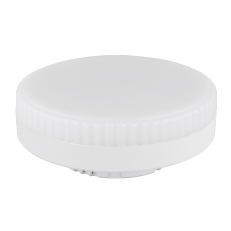 LED žiarovka, plast biely, nikel hliník, ø 73 mm, H: 26 mm, vrátane 1xGX53 LED, max. 6W 230V, 400lm 3