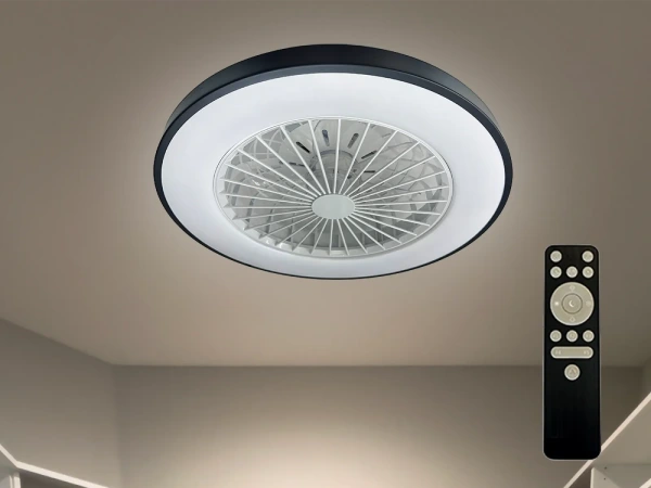 LED stropné svietidlo OPAL + stropný ventilátor + diaľkový ovládač 48W - LCL6345 7