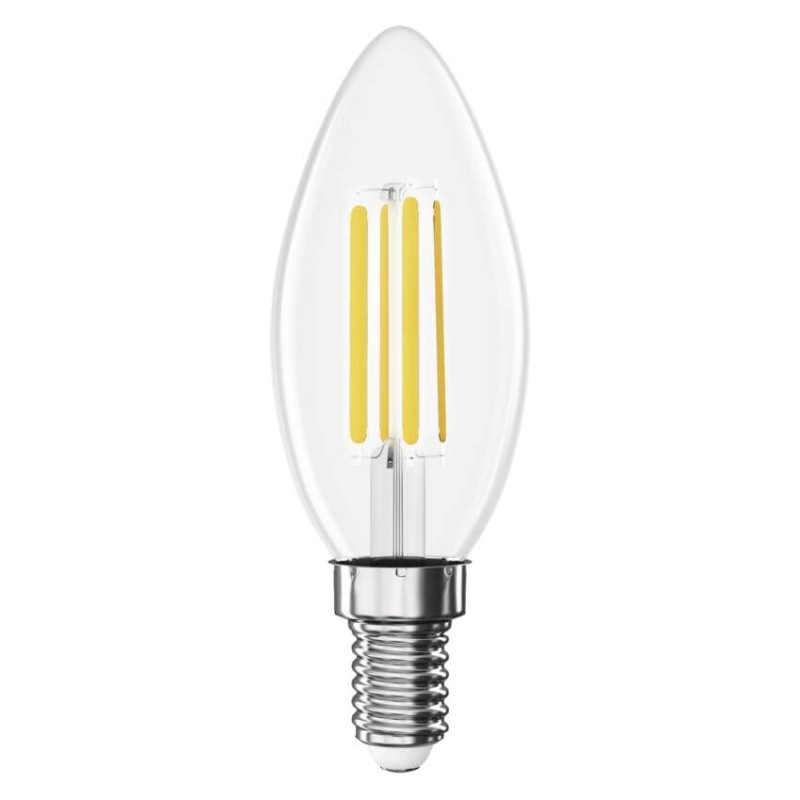 LED žiarovka Filament sviečka / E14 / 5,9 W (60 W) / 806 lm / Teplá biela 2