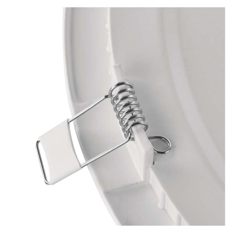 LED vstavané svietidlo NEXXO, kruhové, biely, 12W, teplá biela 8