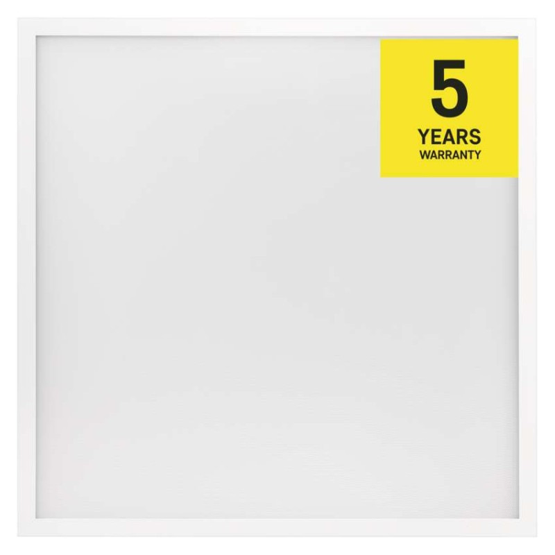 LED panel PROXO 60×60, štvorcový vstavaný biely, 33W neutrálna b. UGR 11