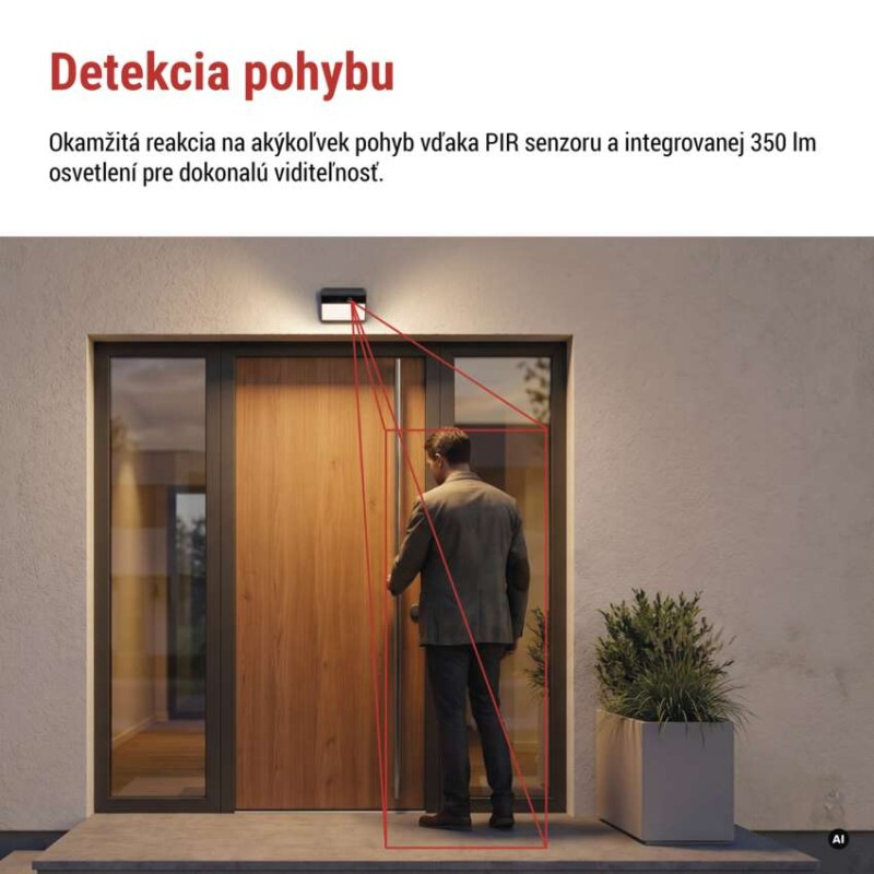 GoSmart Vonkajšia batériová kamera IP-1100G WALL s WiFi a solárnym panelom 2