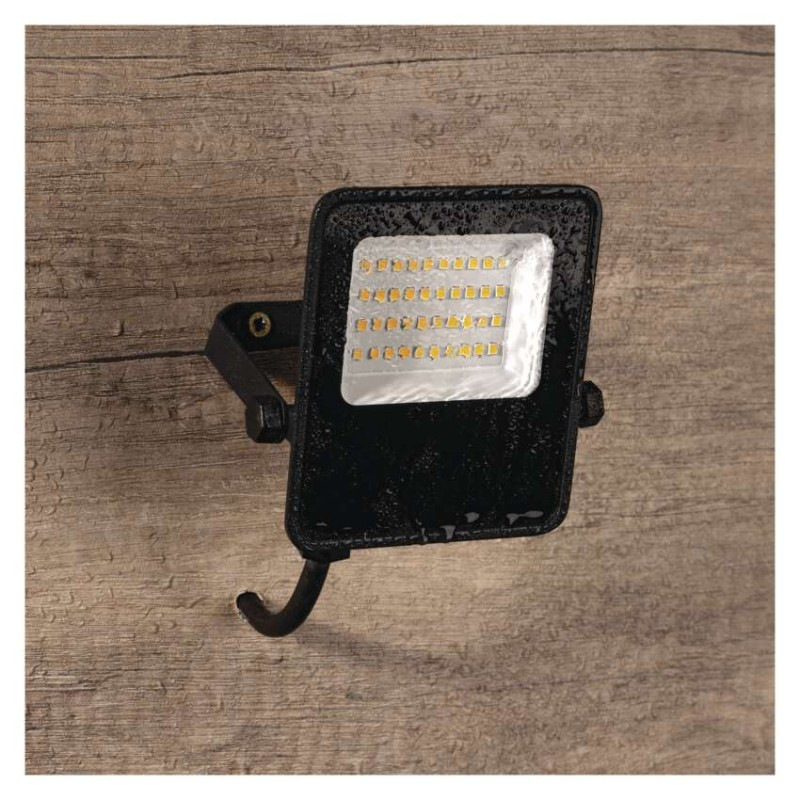 LED reflektor VISIO čierny, 20W neutrálna biela 12