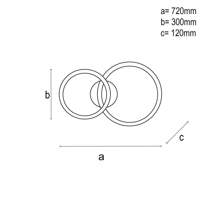 LED stropné svietidlo s diaľkovým ovládačom 110W - J3355/W 11