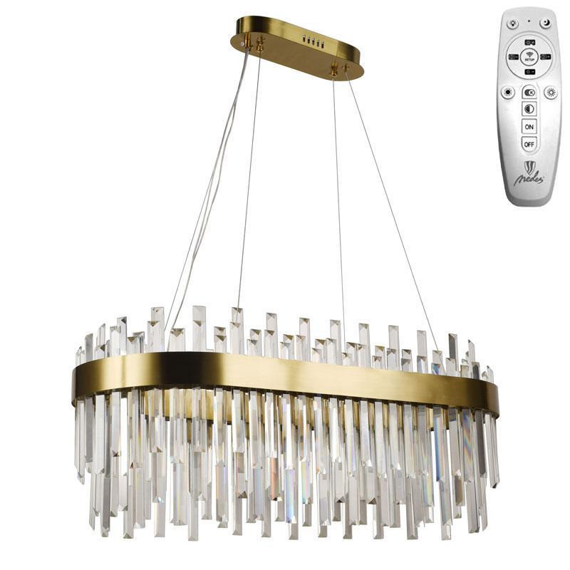 LED krištáľové svietidlo + diaľkový ovládač 100W - J6312/C 7