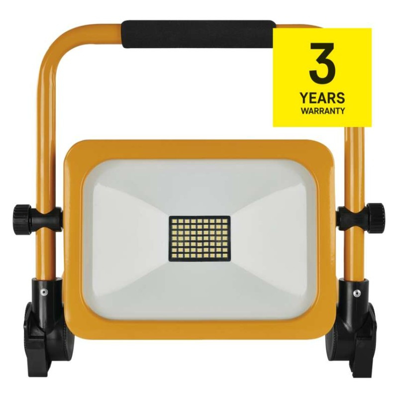 LED reflektor ACCO nabíjací prenosný, 30 W studená biela 5