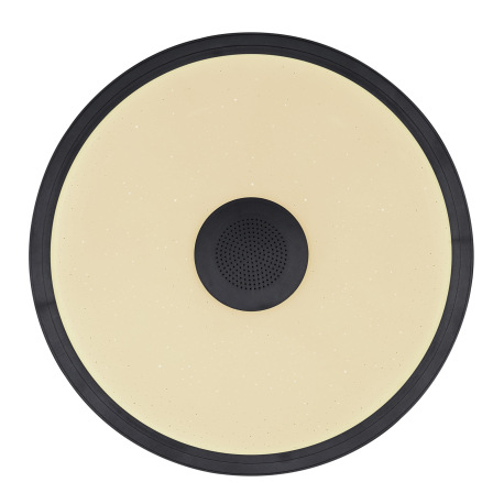 Stropné svietidlo, plast čierny/biely, Bluetooth, reproduktor 3W, pamäťová funkcia, nočné svetlo, tr 17