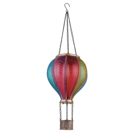 Solárne svietidlo, kov čierny, zlatá patina, farebný plast, vypínač, efekt ohňa, batéria AAA 300mAh 9