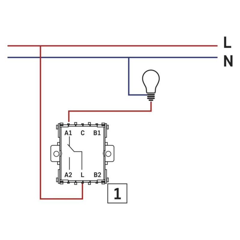 Vypínač striedavý č. 1,6 7