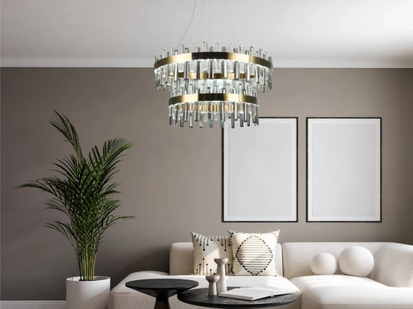 LED krištáľové svietidlo + diaľkový ovládač 190W - J6343/C 1