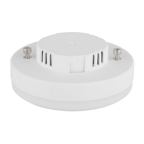 LED žiarovka, plast biely, nikel hliník, ø 73 mm, H: 26 mm, vrátane 1xGX53 LED, max. 6W 230V, 400lm 2