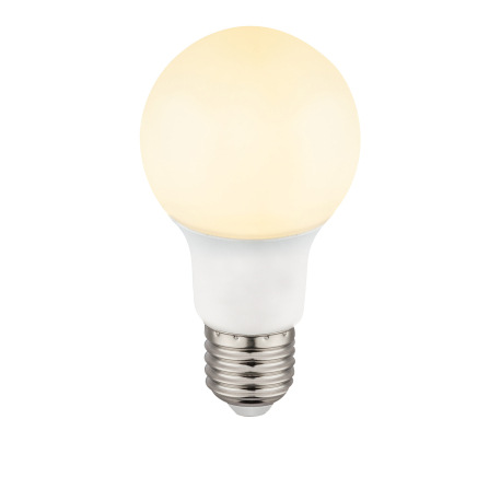 LED žiarovka, plast biely, Ø60, V:105, 1xE27 LED 8.8W 230V, 806lm, 3000K