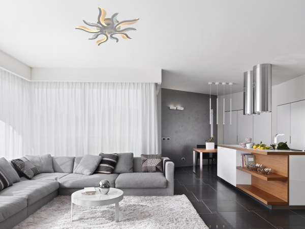 LED stropné svietidlo + diaľkový ovládač 65W - J3317/W 5