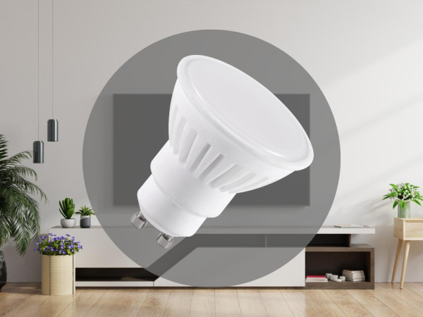 LED stmievateľná žiarovka 7W - GU10 / 3000K - ZLS1117D