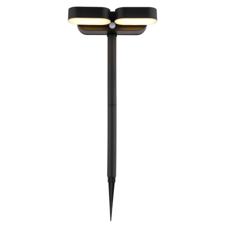 Solárne sv., plast čierny/biely, vypínač, bat. CR18650 1200mAh 3,7V, IP44, možnosť zapichnúť alebo z 14