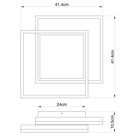 Stropné svietidlo, kov/akryl opál biely, kompatibilné s Google Assistant a Alexa, časovač, pamäťová 11