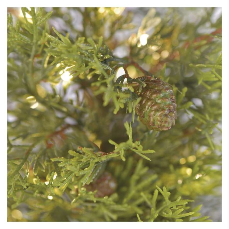 LED stromček, 50 cm, vonkajšia aj vnútorná, teplá biela, časovač 6