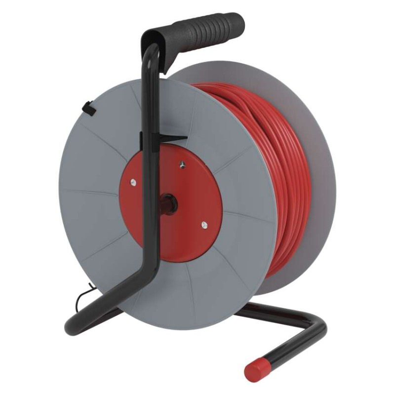 Predlžovací kábel na bubne 30 m / 4 zásuvky / červený / PVC / 230 V / 1 mm2 13