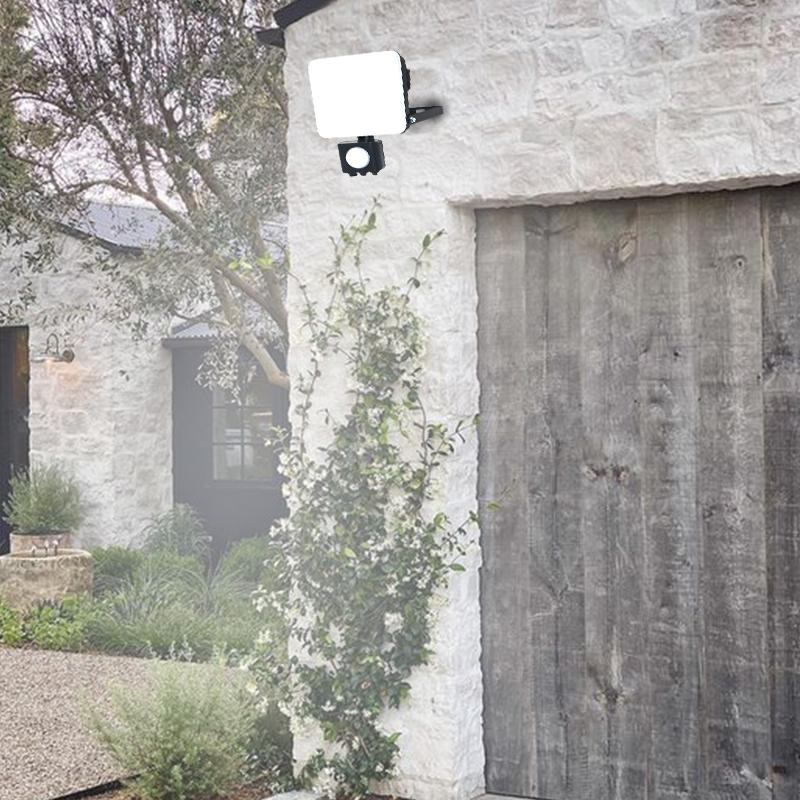 Vonkajší čierny LED reflektor so senzorom 50W / 4000K - LF7024S 8