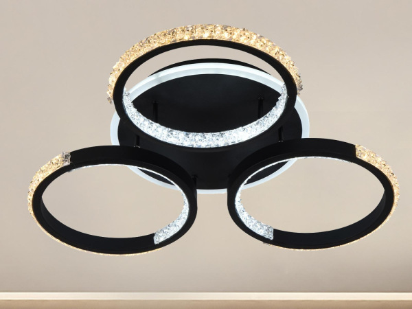 LED stropná lampa + diaľkový ovládač 60W - J3303/B 9