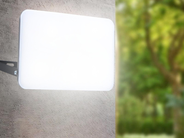 Vonkajší čierny LED reflektor 100W / 4000K - LF7025 7