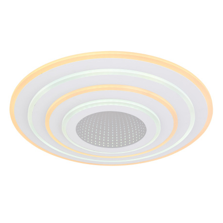 Stropné svietidlo, kov biely, akryl,kompatibilné s Google Assistant a Alexa, pamäťová funkcia,nočné 5