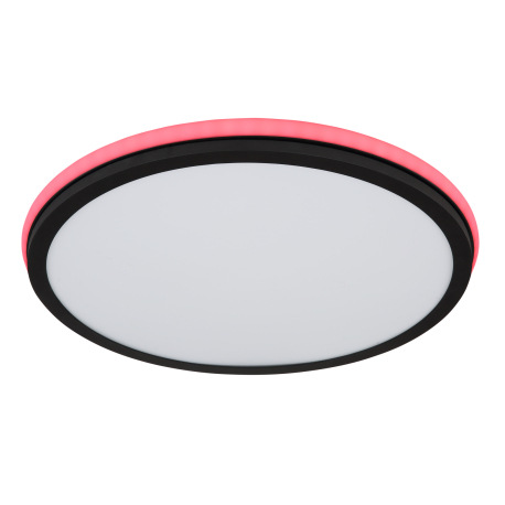 Stropné svietidlo kov čierny matný, biela, akryl biely, stmievateľné, niekoľko úrovní cez nástenný s 6