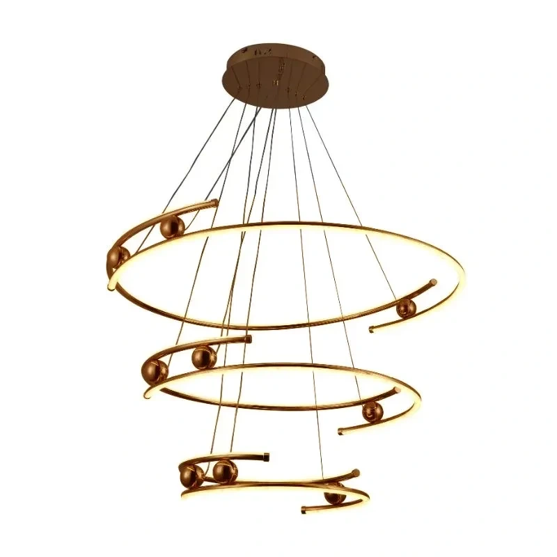 LED visiaca lampa na lanku + diaľkový ovládač 170W - J4347/GCH 6