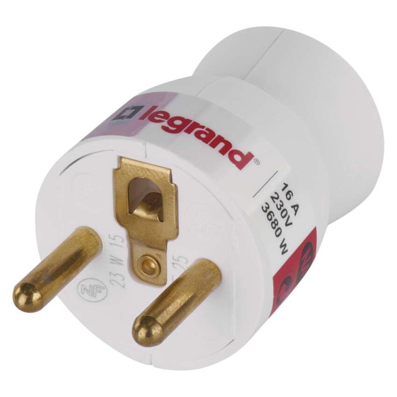 Legrand vidlica priama, biela 4