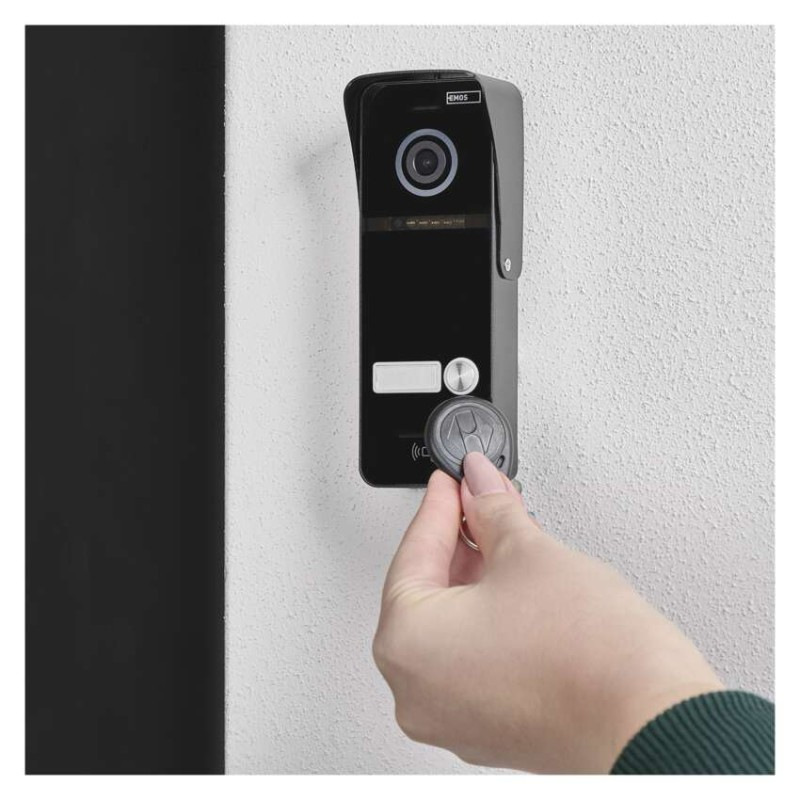 Farebná dverná kamerová jednotka EM-10AHD RF-1 10