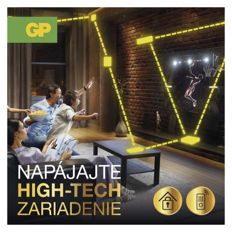 Lítiová gombíková batéria GP CR2354, 1 ks 2